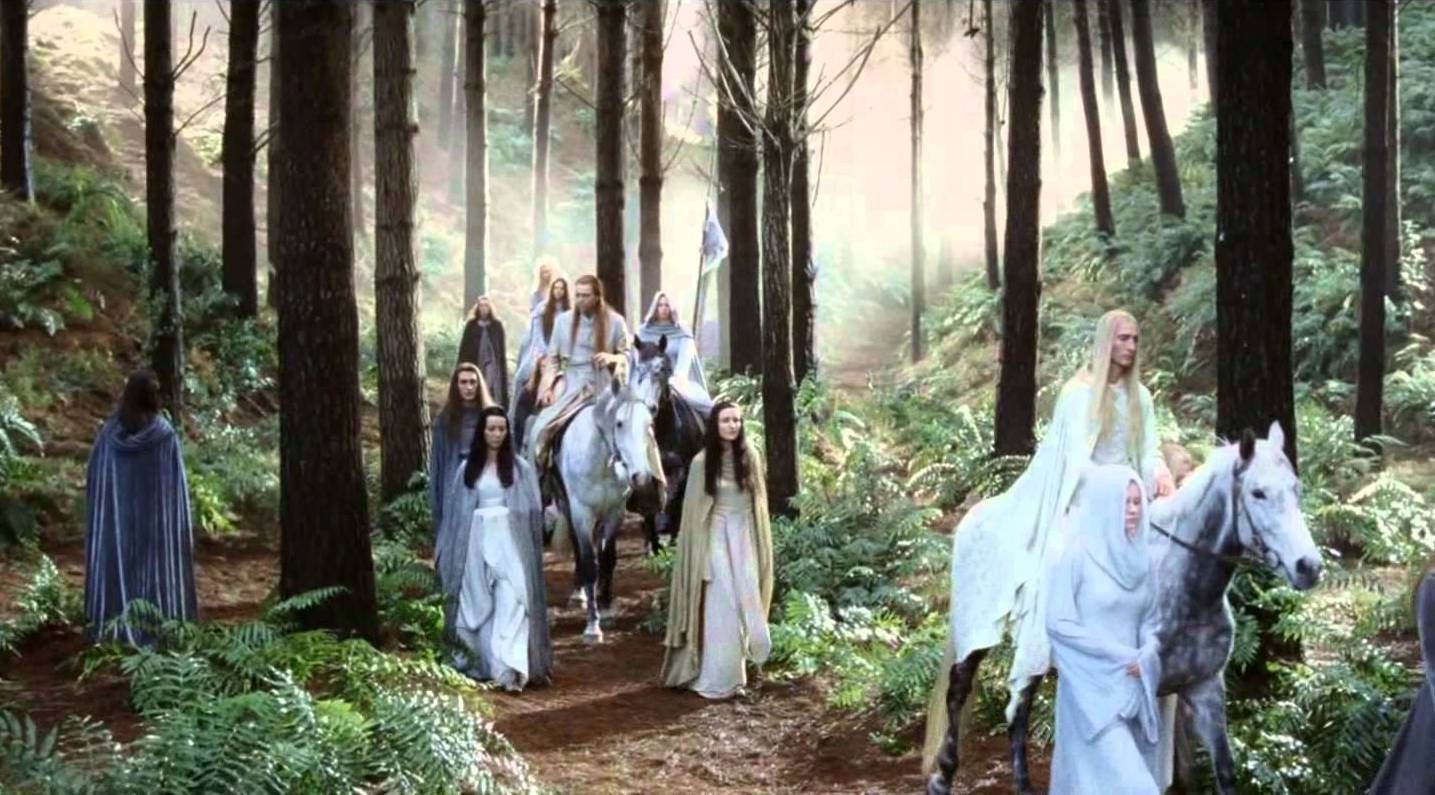 Lord of the Rings Movie Grey Havens Elves
