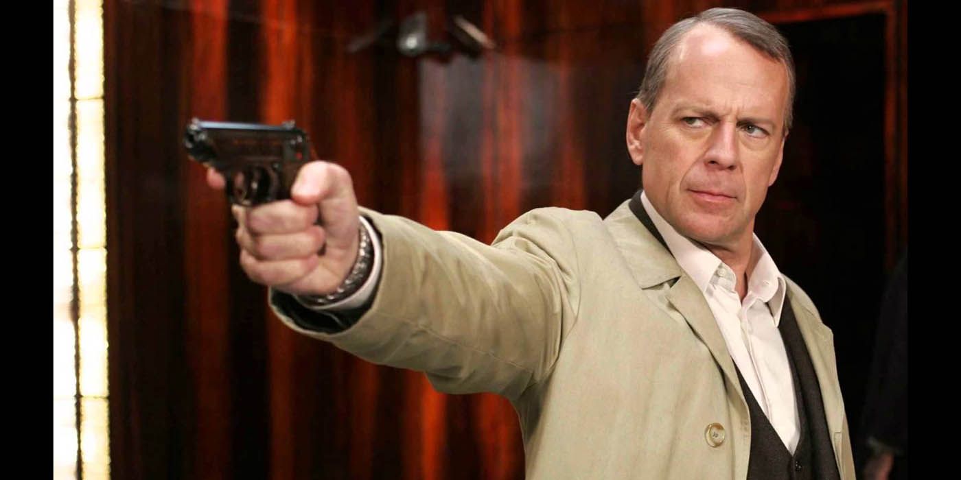 Mr. Goodkat pointing a gun in Lucky Number Slevin.