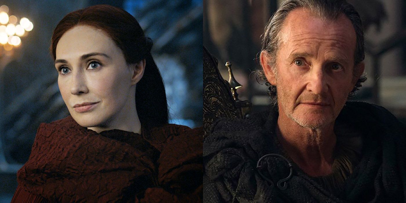 Melisandre and Qyburn from Game of Thrones