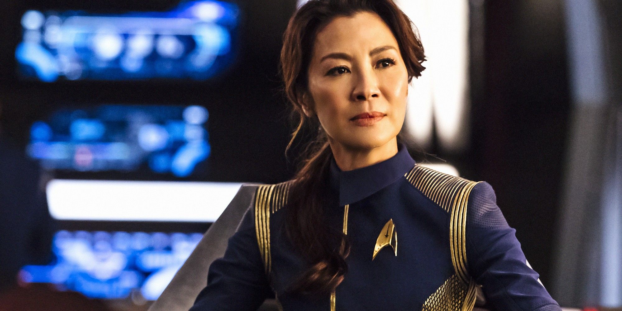 Michelle Yeoh as Captain Georgiou in Star Trek Discovery