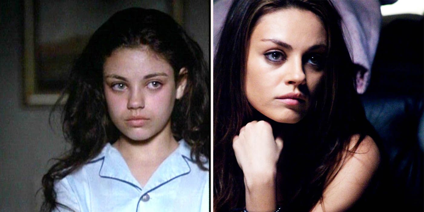Mila Kunis then and now