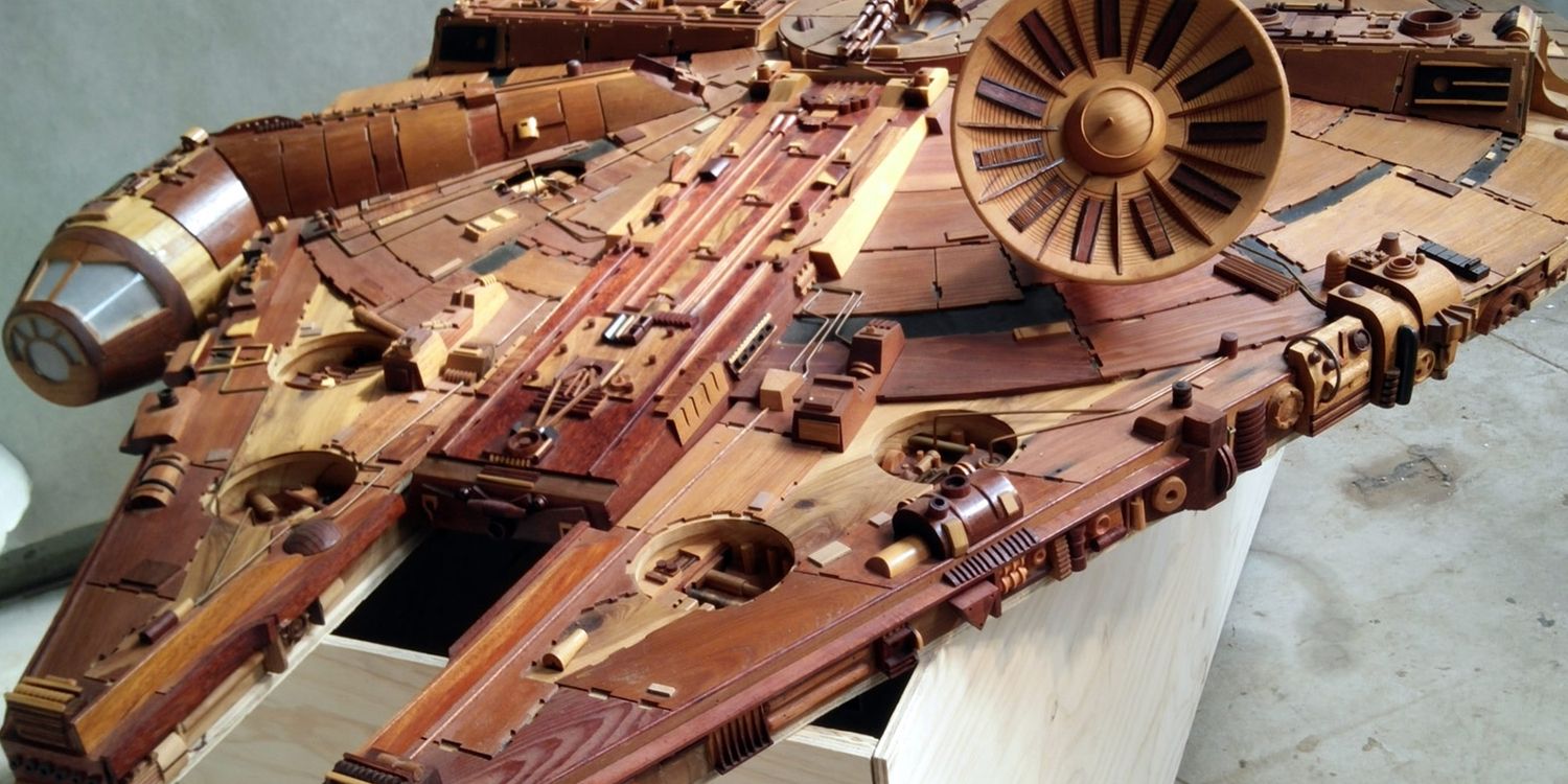Millennium Falcon Wood