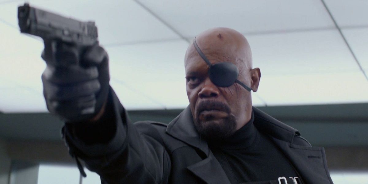 Nick Fury in The Winter Soldier