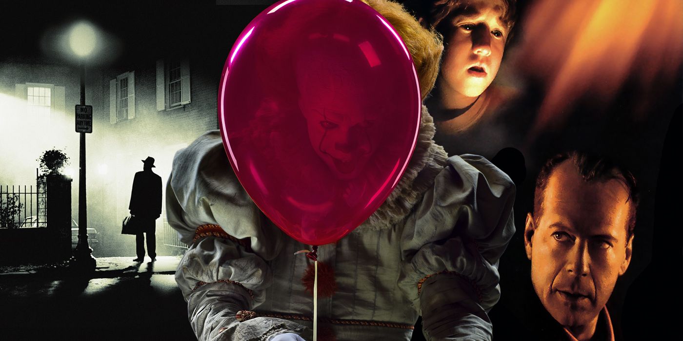 Pennywise from IT with The Sixth Sense and The Exorcist