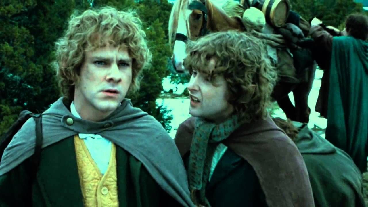 Pippin and Merry Second Breakfast Lord of the Rings Fellowship of the Ring