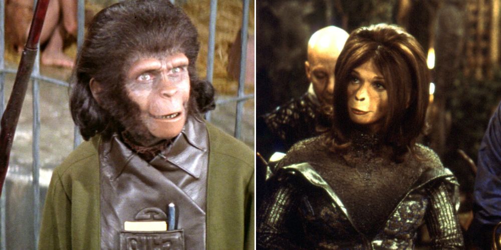 Planet of the Apes 1968 and 2001