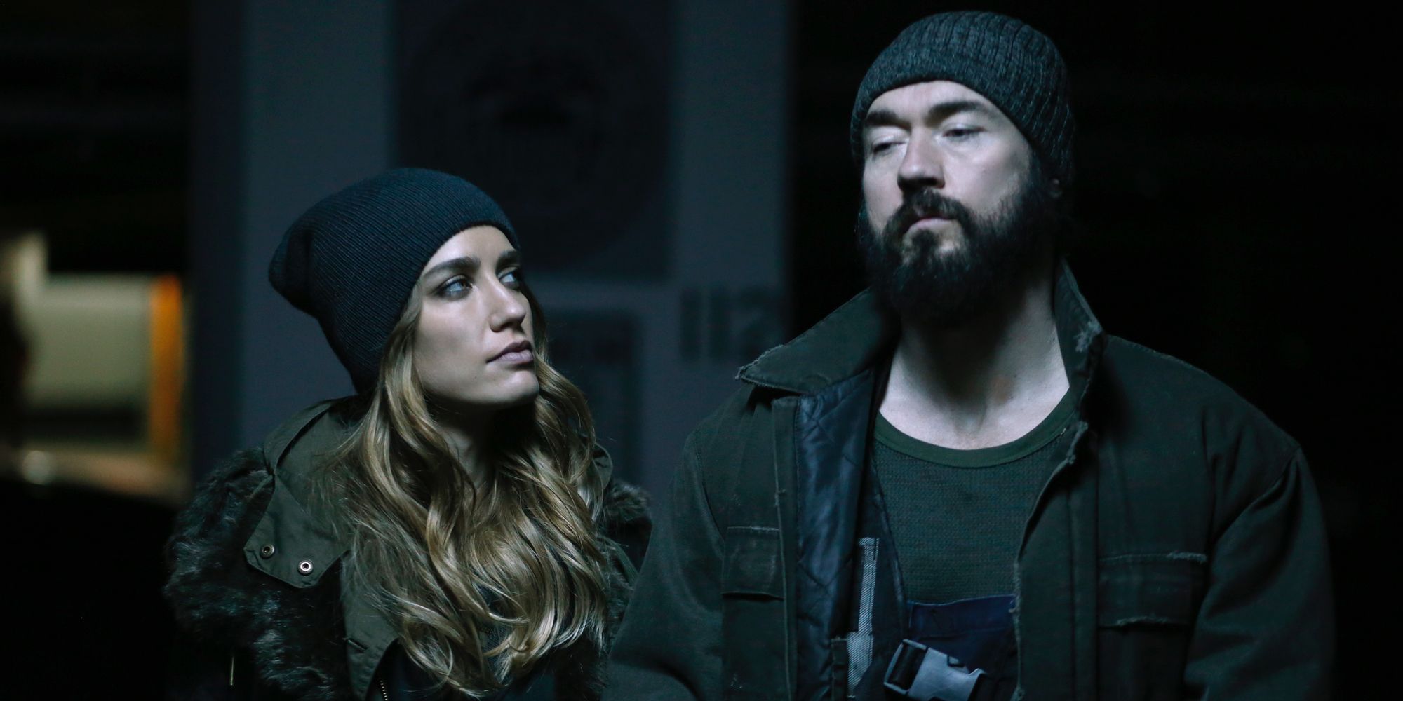 Ruta Gedmintas and Kevin Durand in The Strain Series Finale