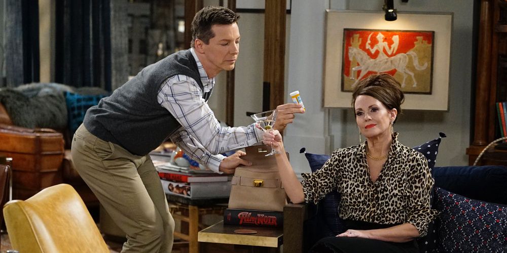 Sean Hayes Megan Mullally in Will and Grace