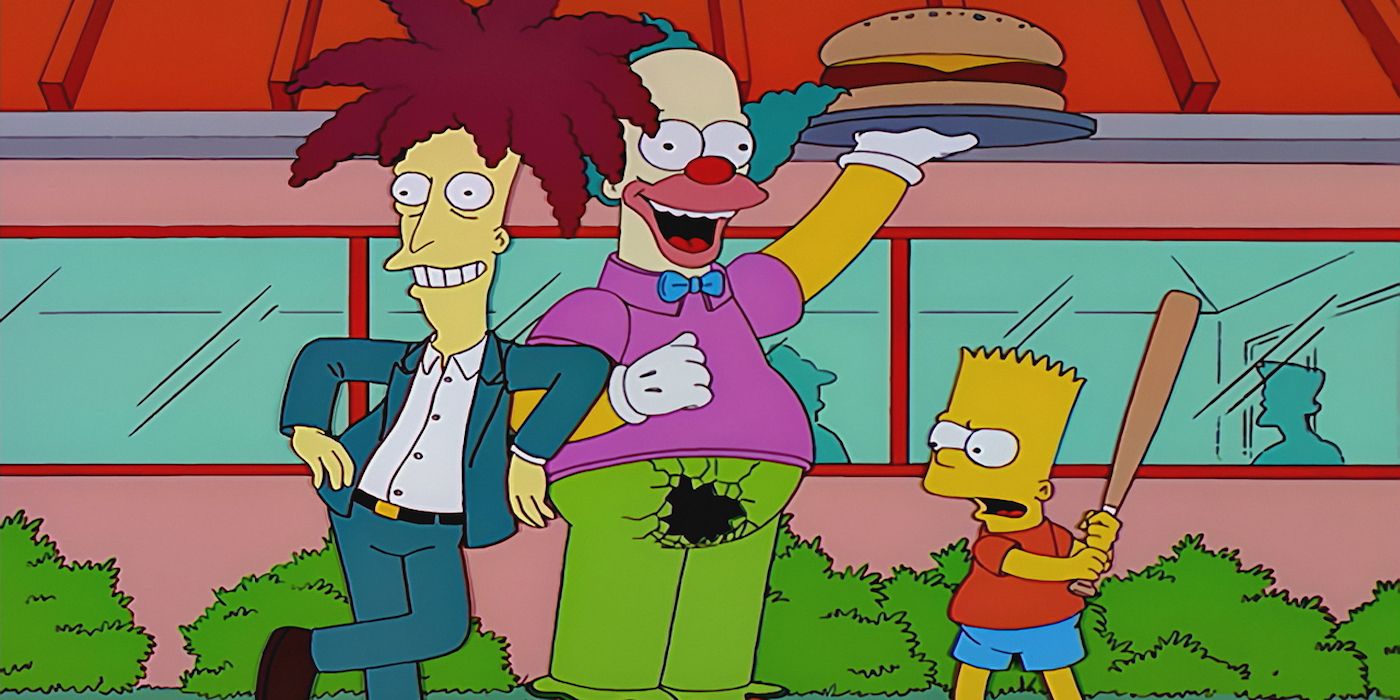 Simpsons Bart Sideshow Bob Krusty Assassination Bat