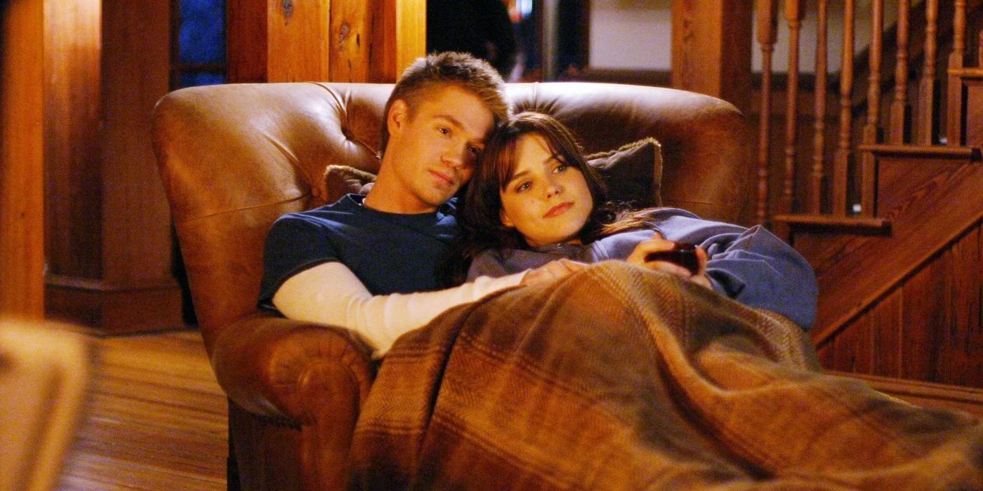 Sophia Bush and Chad Michael Murray as Brooke Davis and Lucas Scott in One Tree Hill