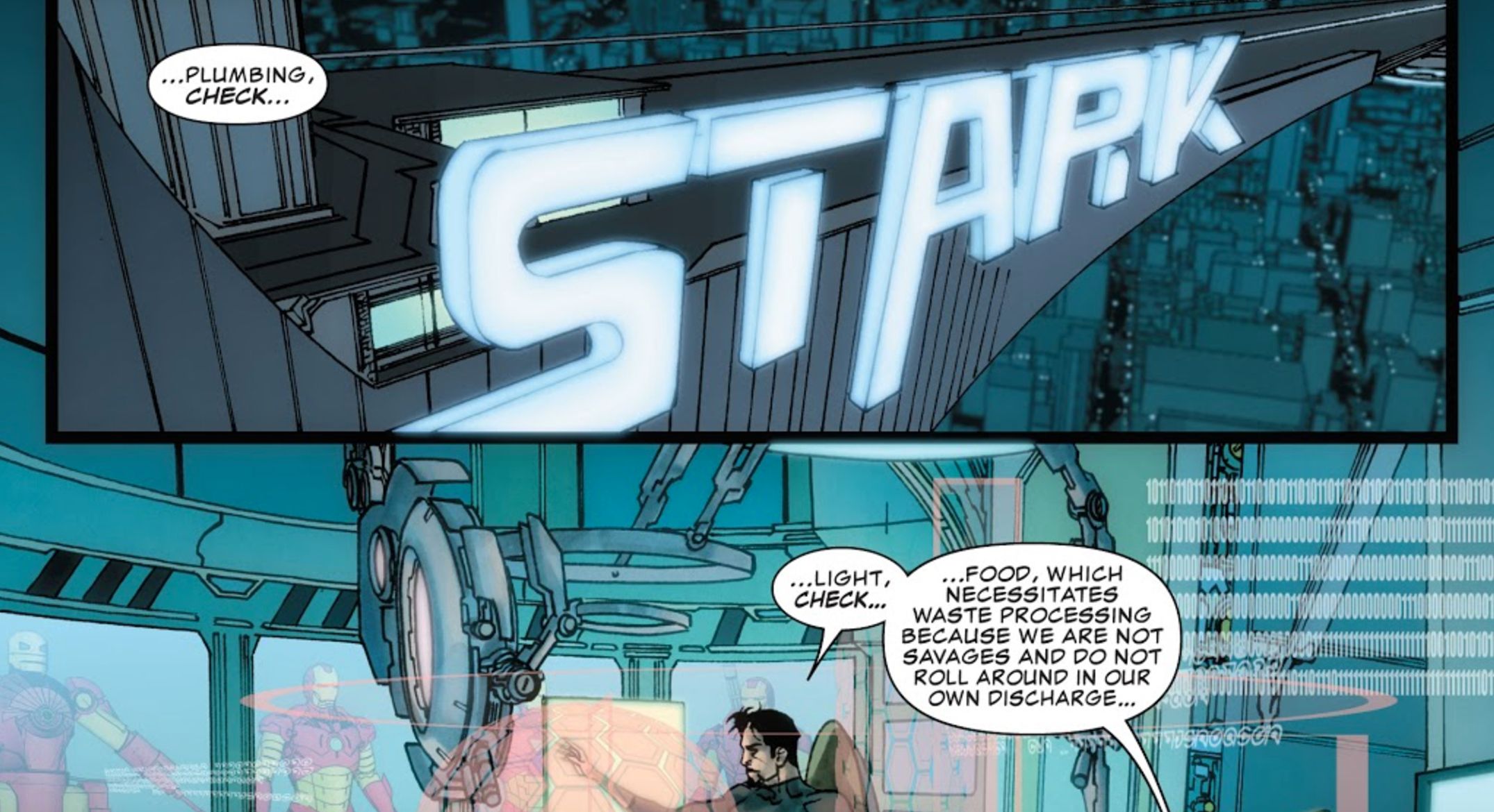 Stark Tower Resembles The MCU Version In Punisher War Zone Issue 4