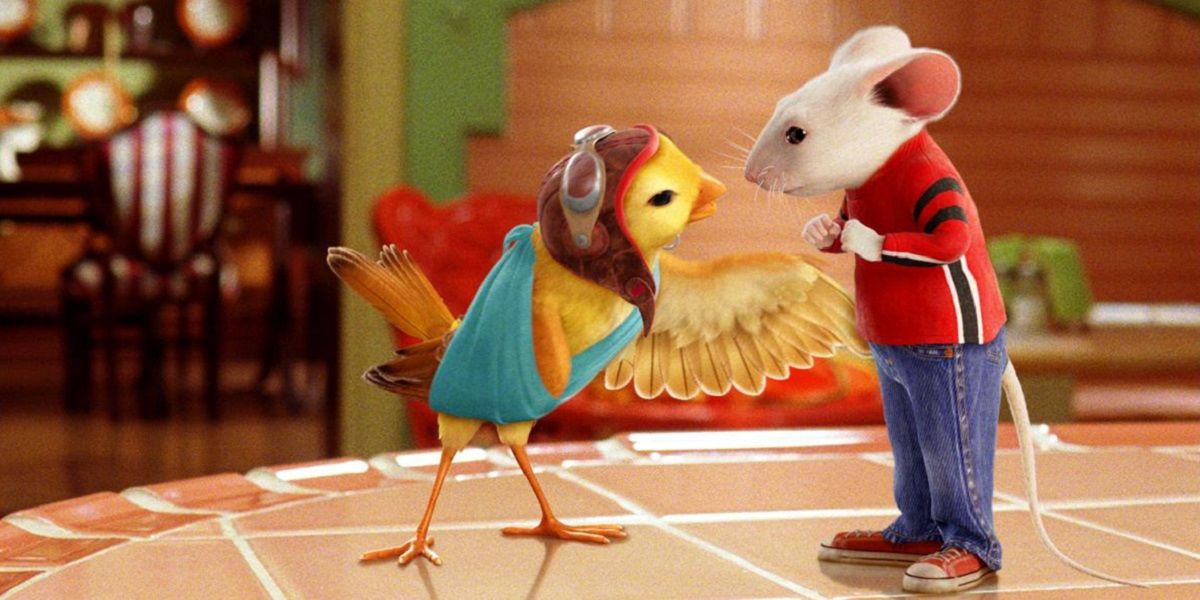 Stuart Little and his bird girlfriend