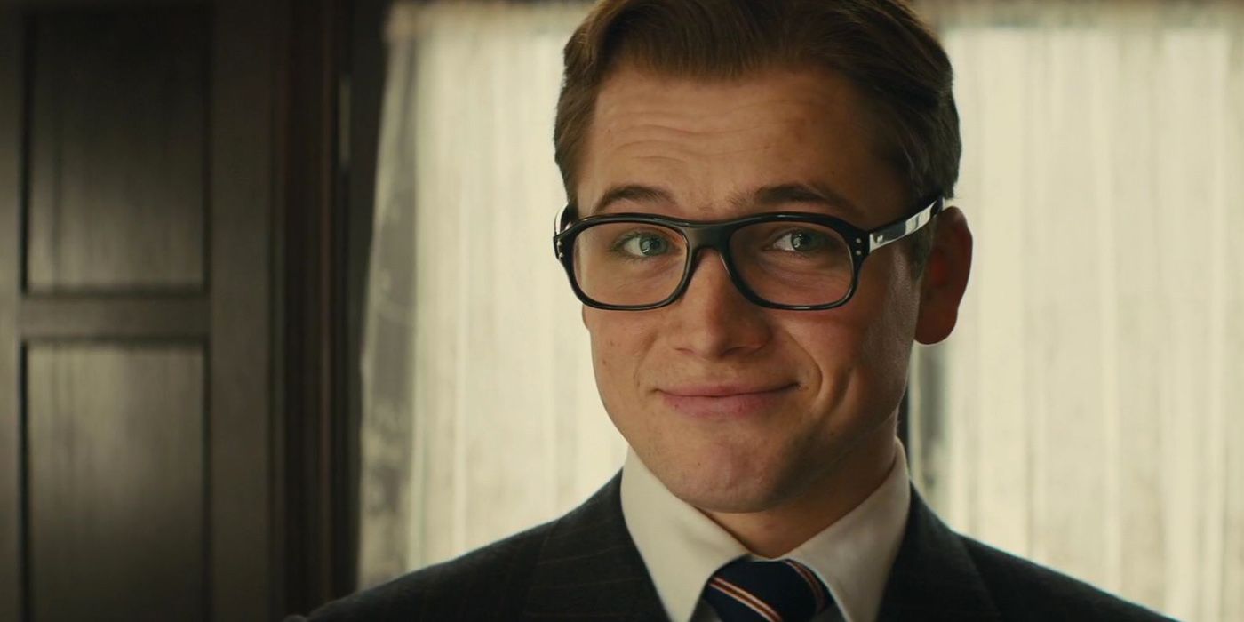 Taron Egerton as Eggsy in Kingsman 1