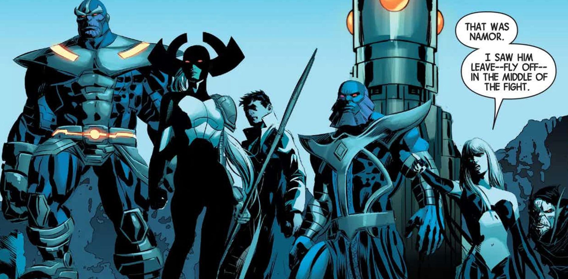 Thanos and the Black Order join Namor's Cabal in Marvel Comics.