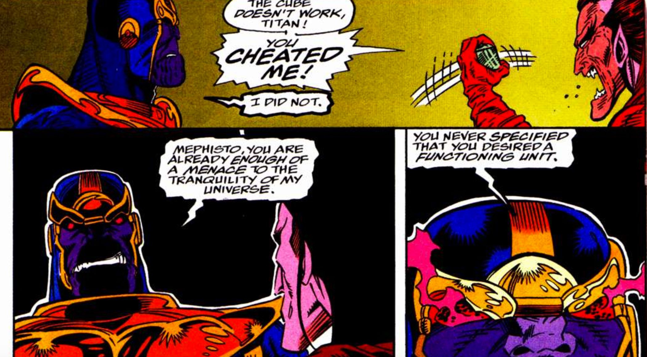 Thanos Outsmarted Mephisto In Infinity Crusade Issue 6