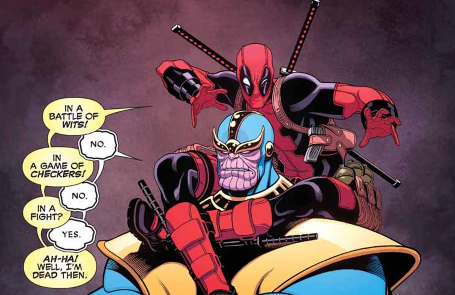 Thanos vs Deadpool