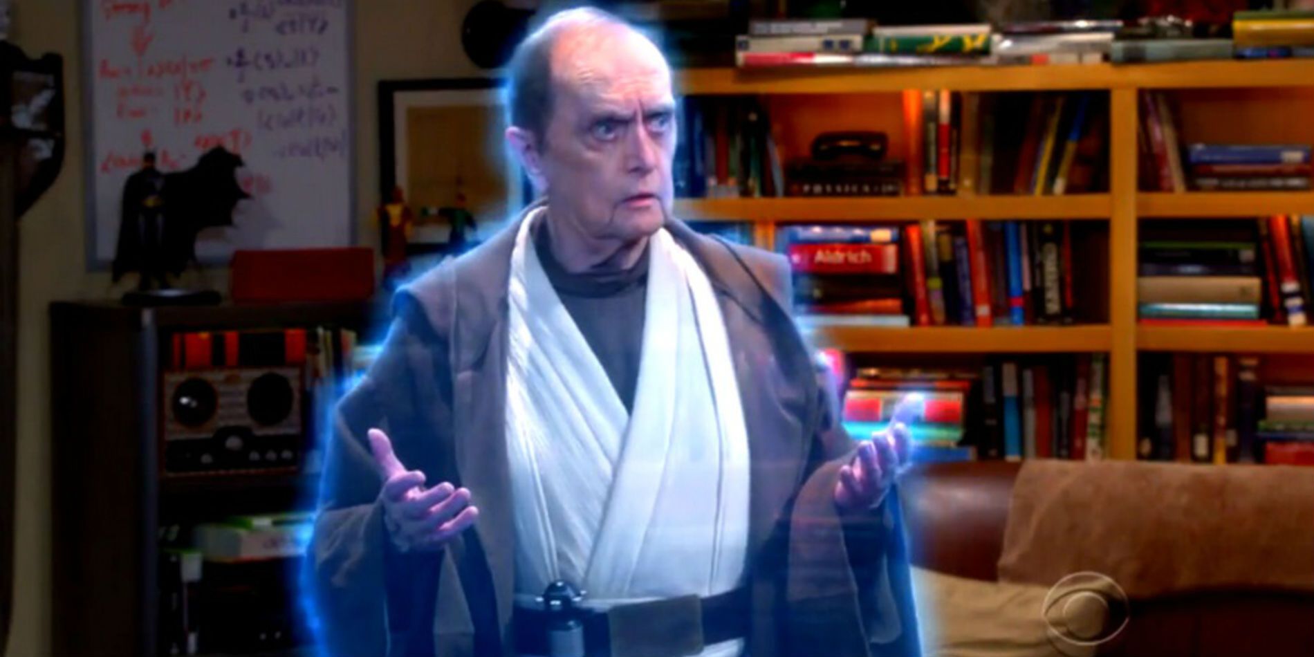 Professor Proton as a force ghost in The Big Bang Theory