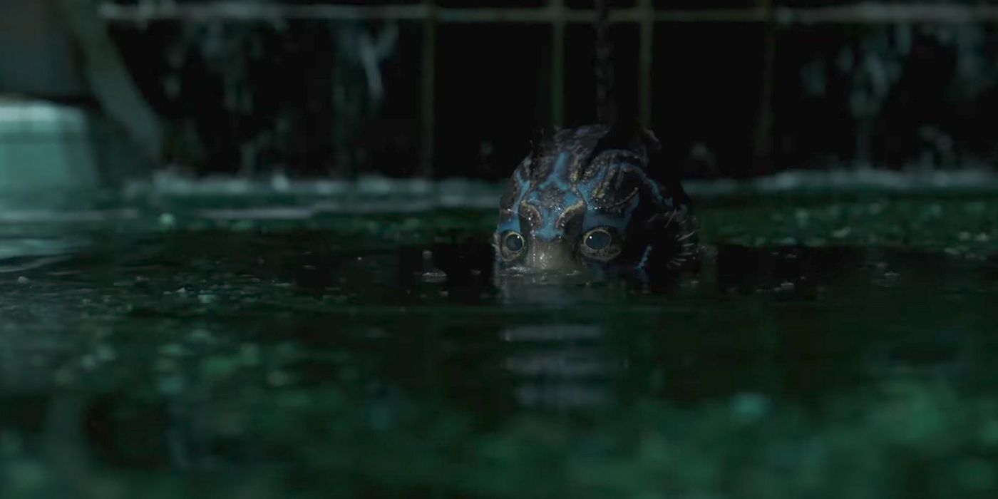 The amphibian man in The Shape of Water