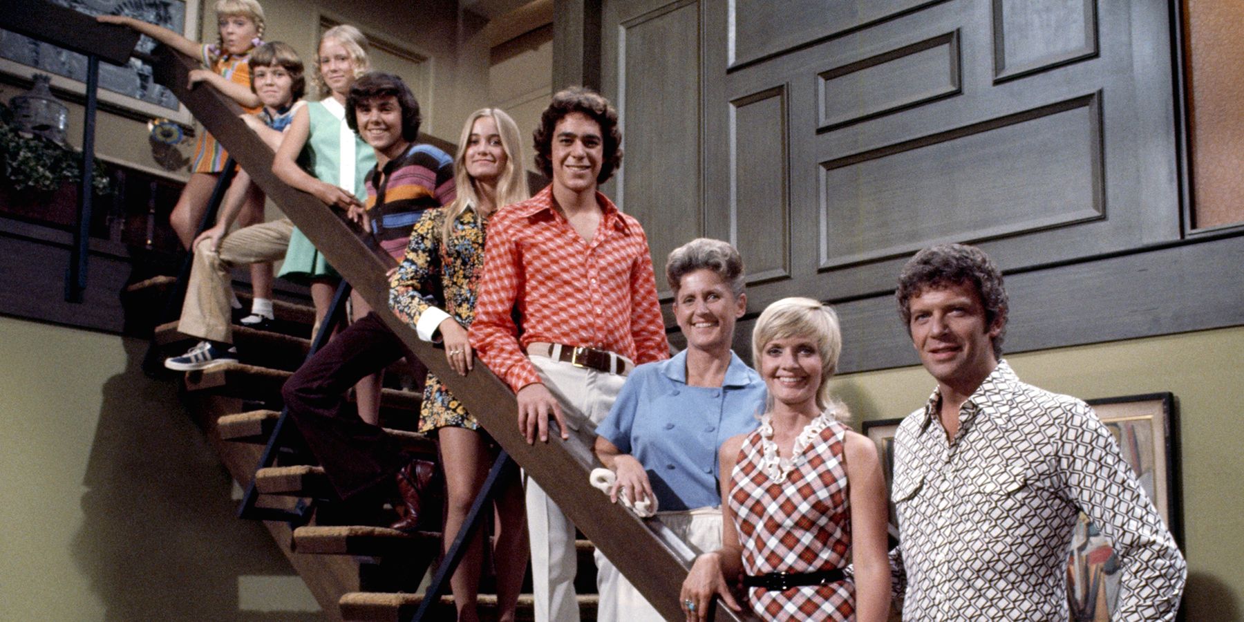 The cast of the Brady Bunch
