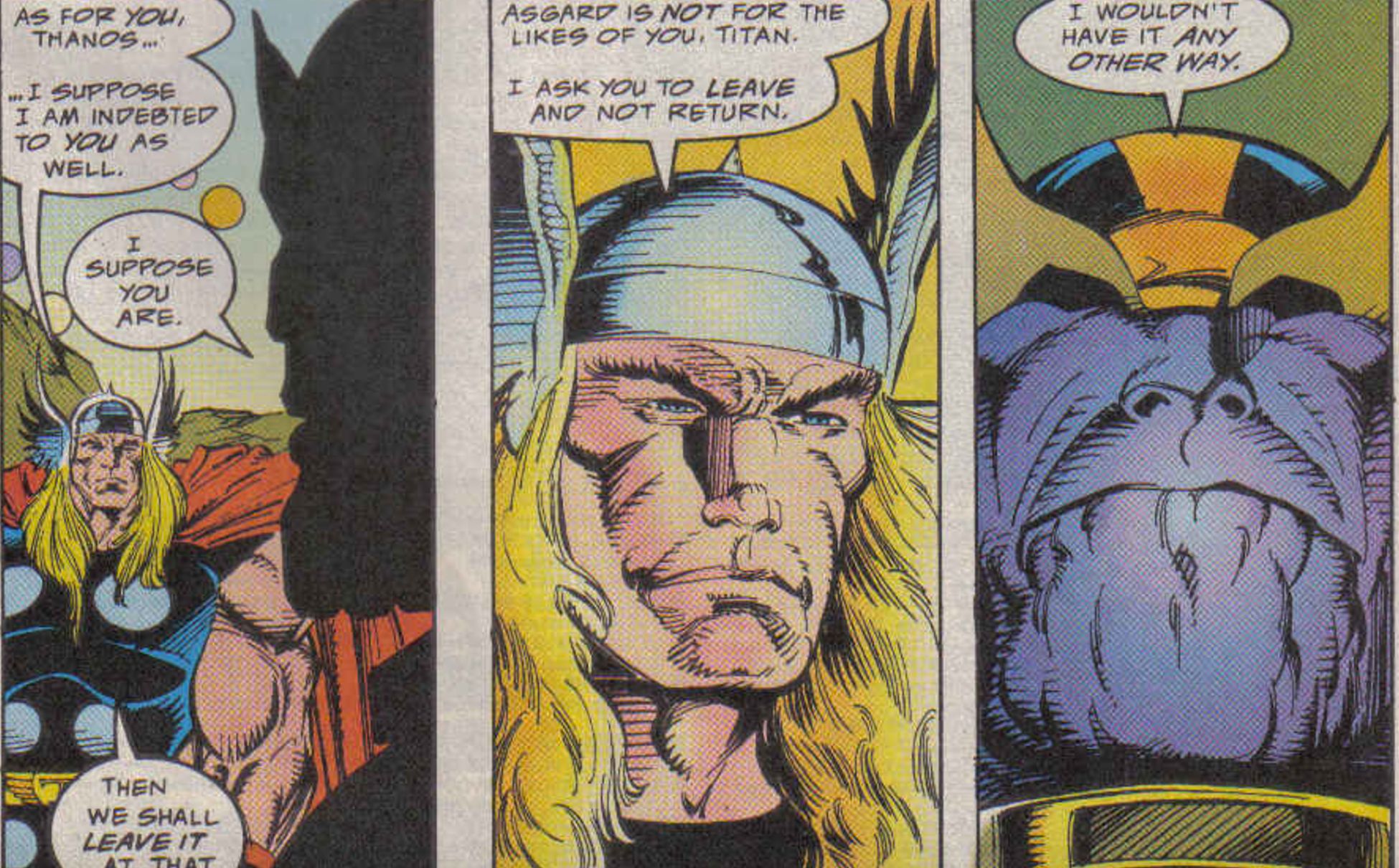 Thor Thanks Thanos For His Help In Blood And Thunder