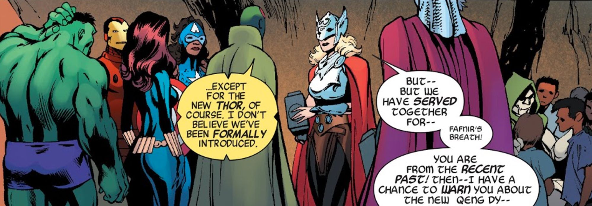 Thor Warns of The new Qeng Dynasty in Avengers Ultron Forever