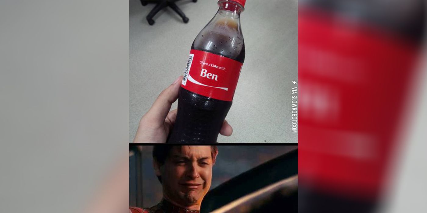 Tobey Maguire crying Coke Spider-Man meme