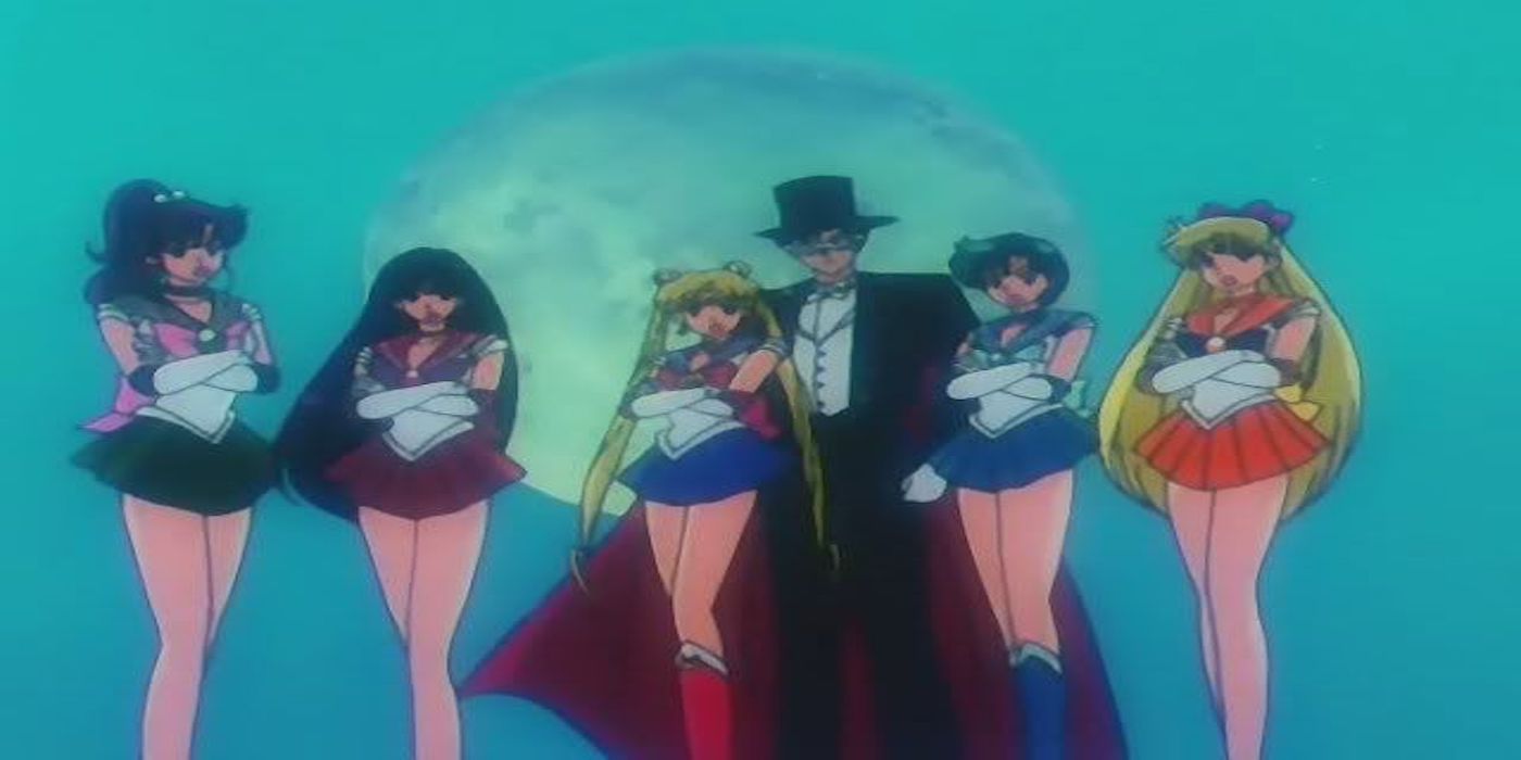 Tuxedo Mask and Sailor Scouts