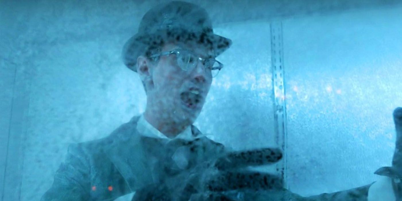 Edward Nygma The Riddler frozen in Gotham