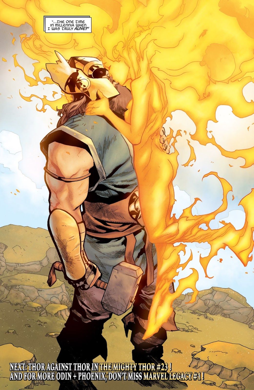 Odin and The Phoenix Force Kiss 