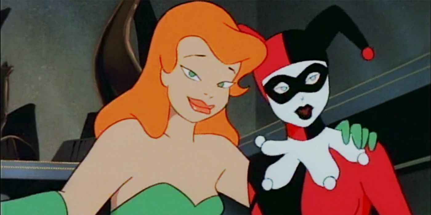 Poison Ivy and Harley Quinn in Batman: The Animated Series