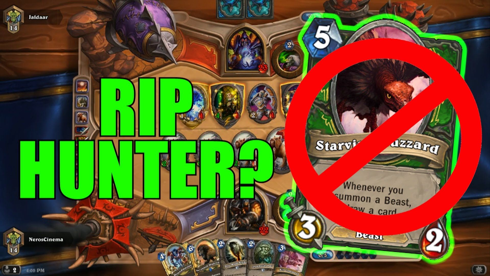 15 Hearthstone Cards That Had To Be Changed Before They Broke The Game Starving Buzzard