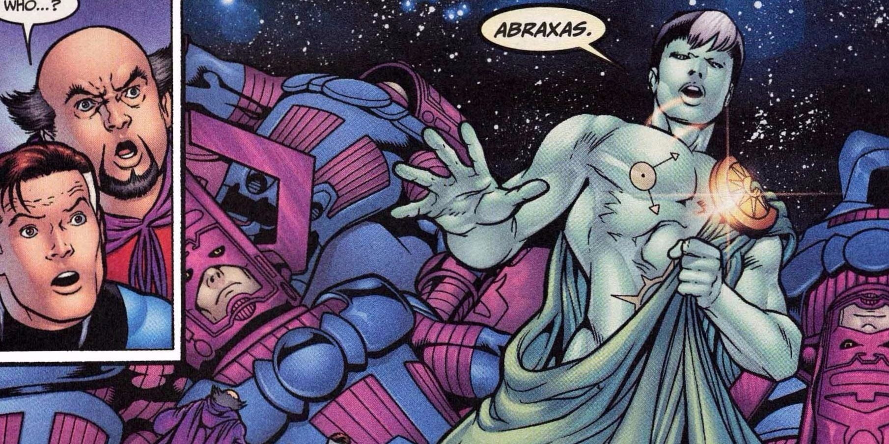 Abraxas enacts his powers in Marvel Comics