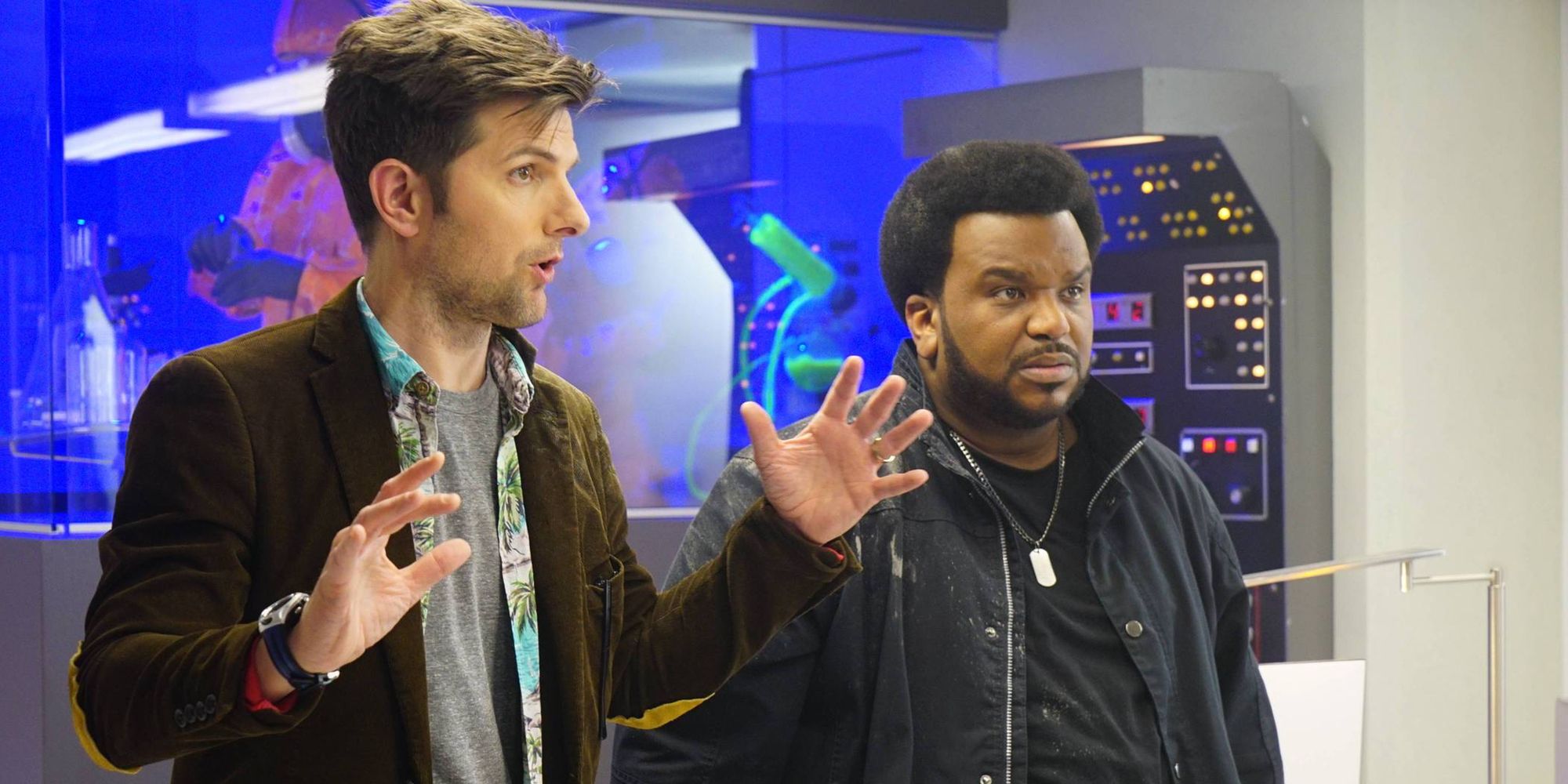 Adam Scott and Craig Robinson in Ghosted