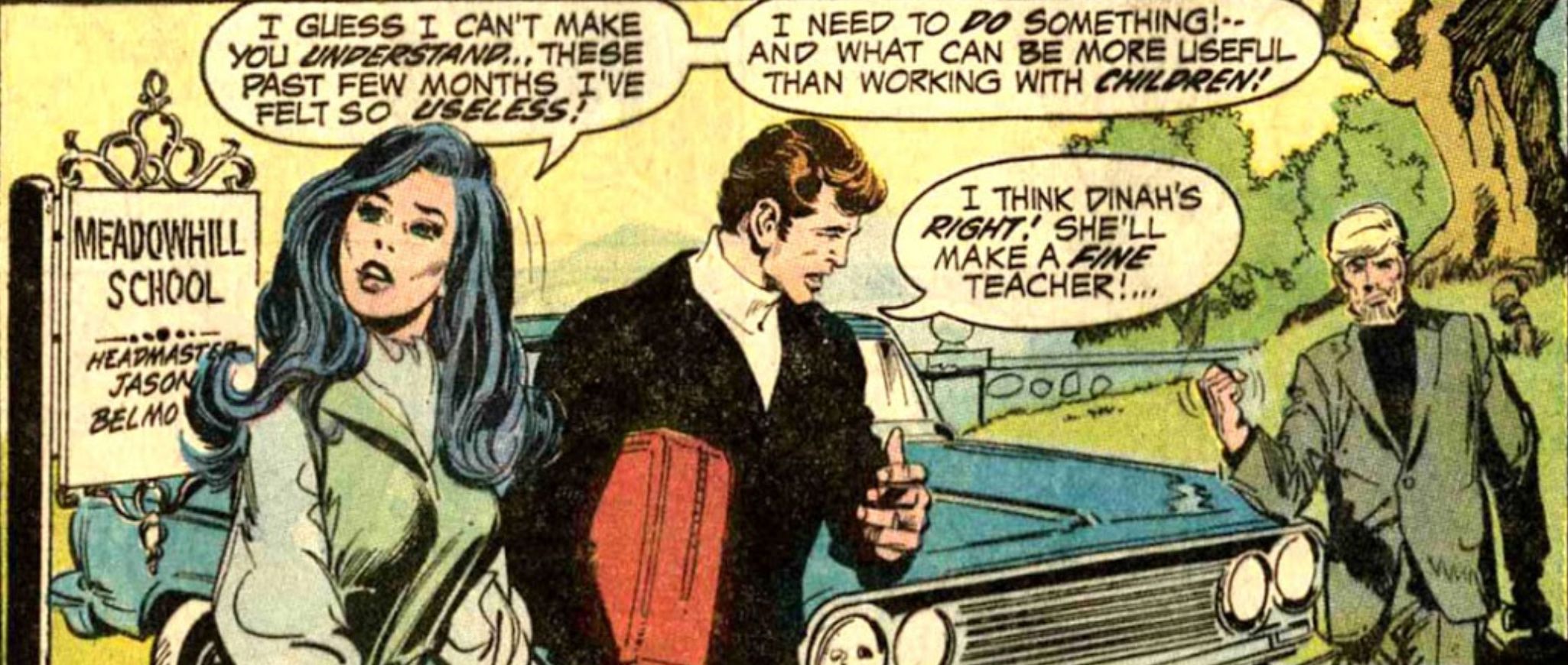Black Canary Was a Teacher in Green Lantern volume 2 issue 83