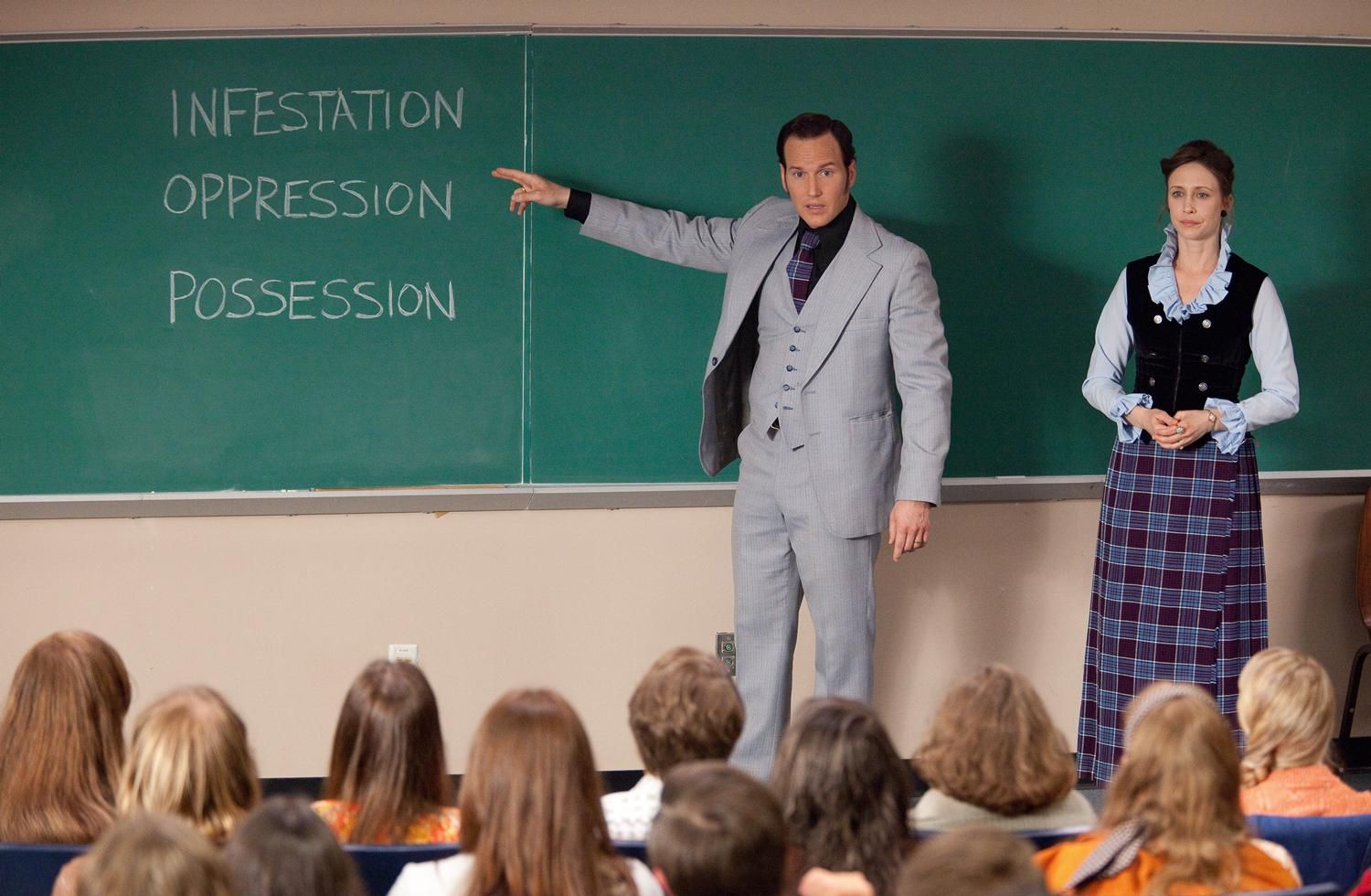 Classroom Lecture Scene in The Conjuring