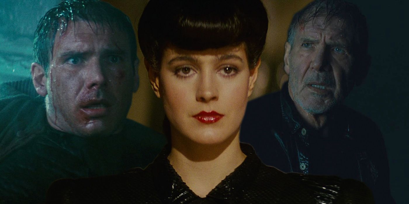 Deckard and Rachael in Blade Runner and Blade Runner 2049