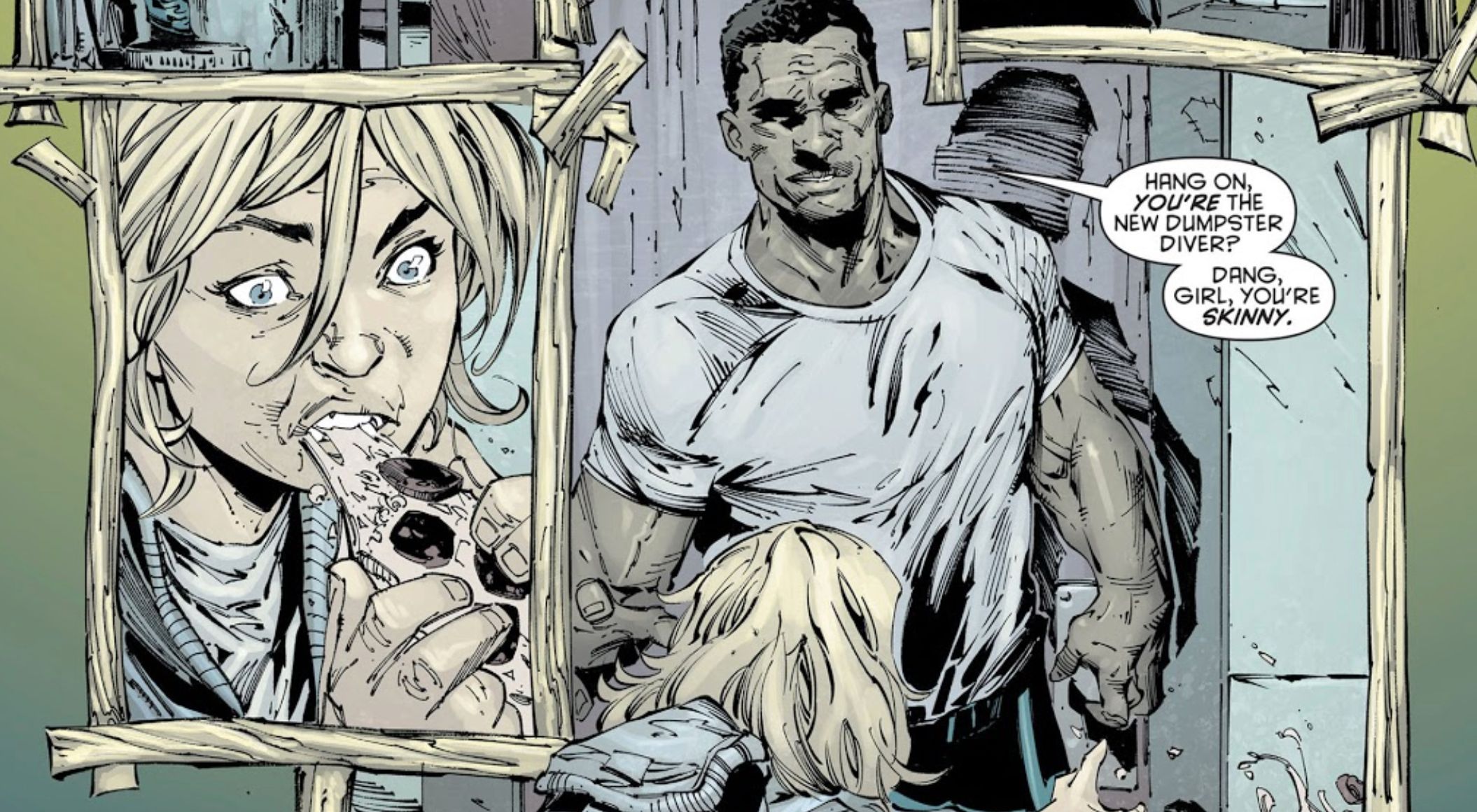 Dinah Drake Living on the Streets of Gotham in Birds of Prey volume 3 issue 5