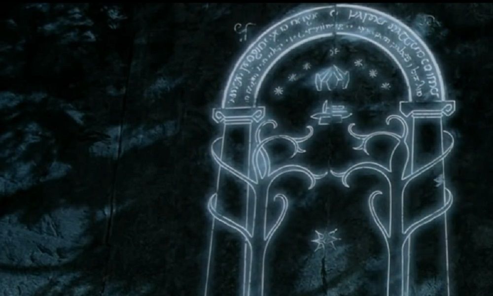 Doors of Durin Elvish Lord of the Rings