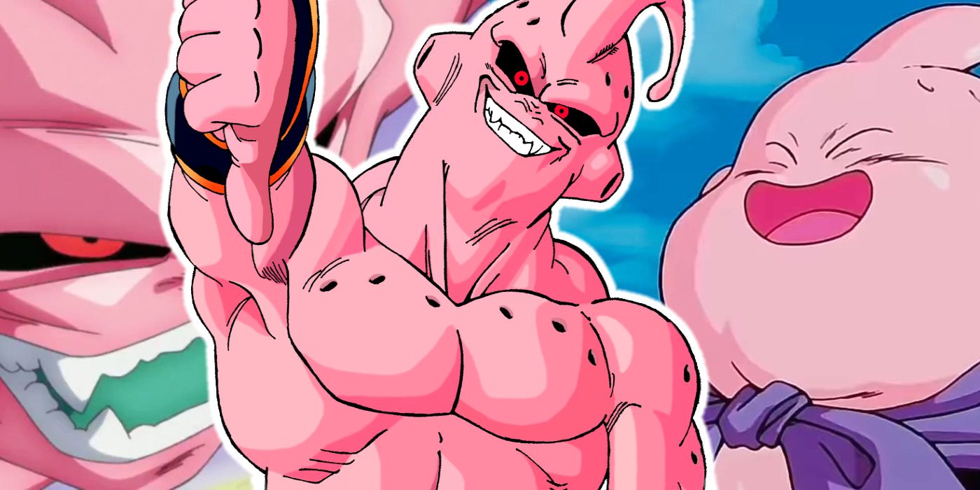 dragon ball z majin buu transforms