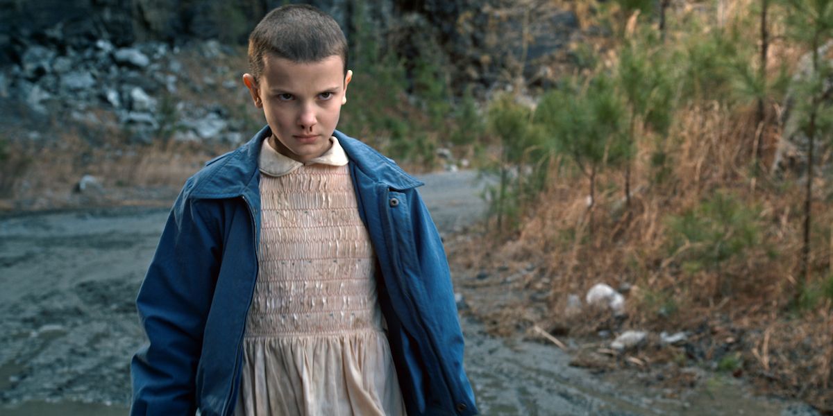 Eleven in Stranger Things Netflix series