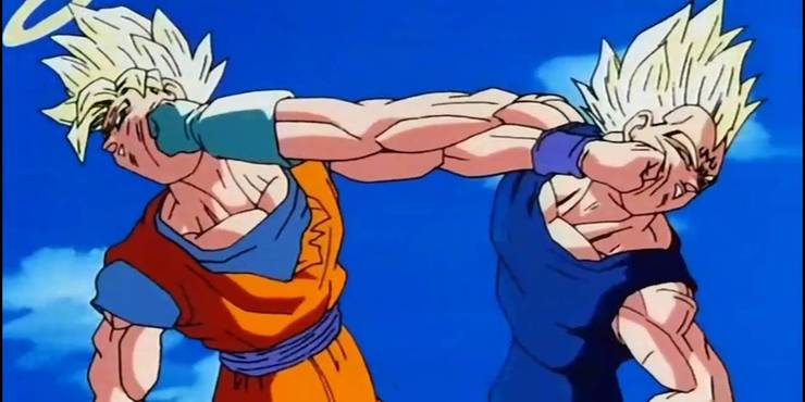 Featured Goku Vs Majin Vegeta Punch