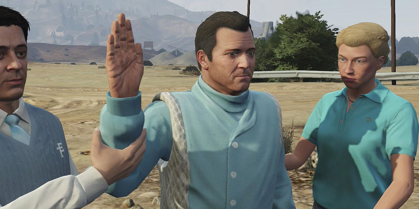 Michael joins a weird cult in Grand Theft Auto 5.