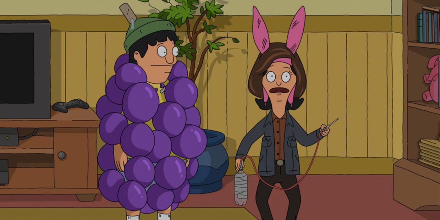 Gene and Louise in Bob's Burgers