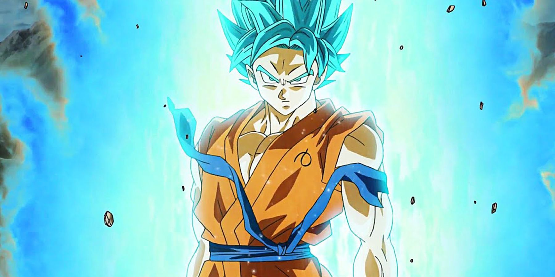 Goku Super Saiyan Blue in Dragon Ball