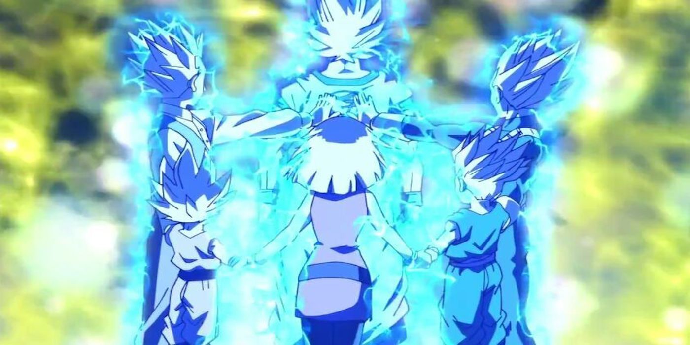 Goku Super Saiyan God Ritual