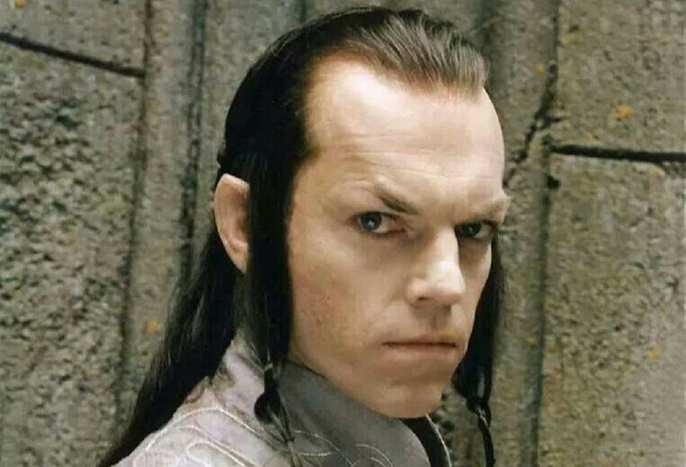 Hugo Weaving as Elrond Elf Lord Fellowship of the Ring Lord of the Rings