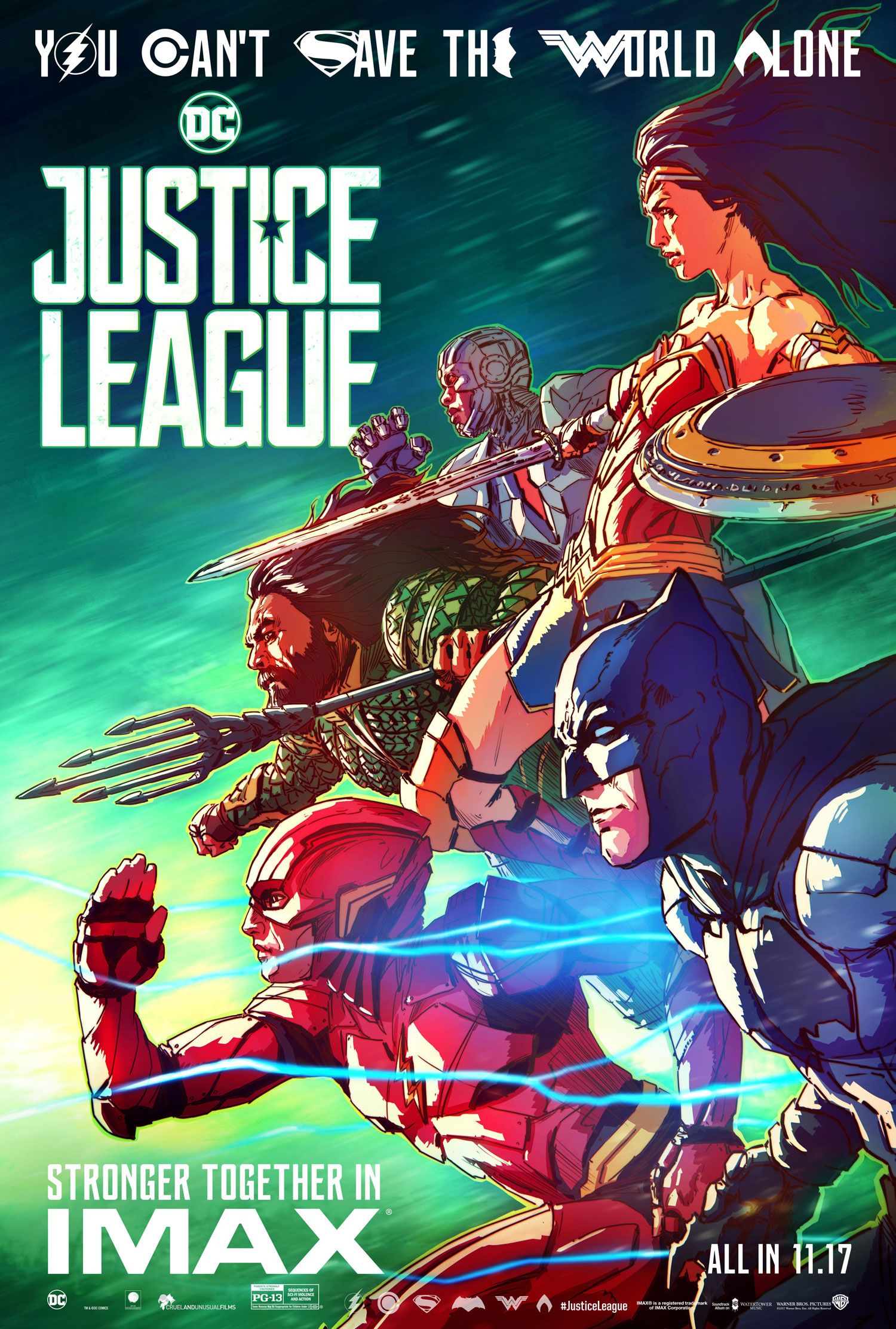 Justice League Comic Poster IMAX