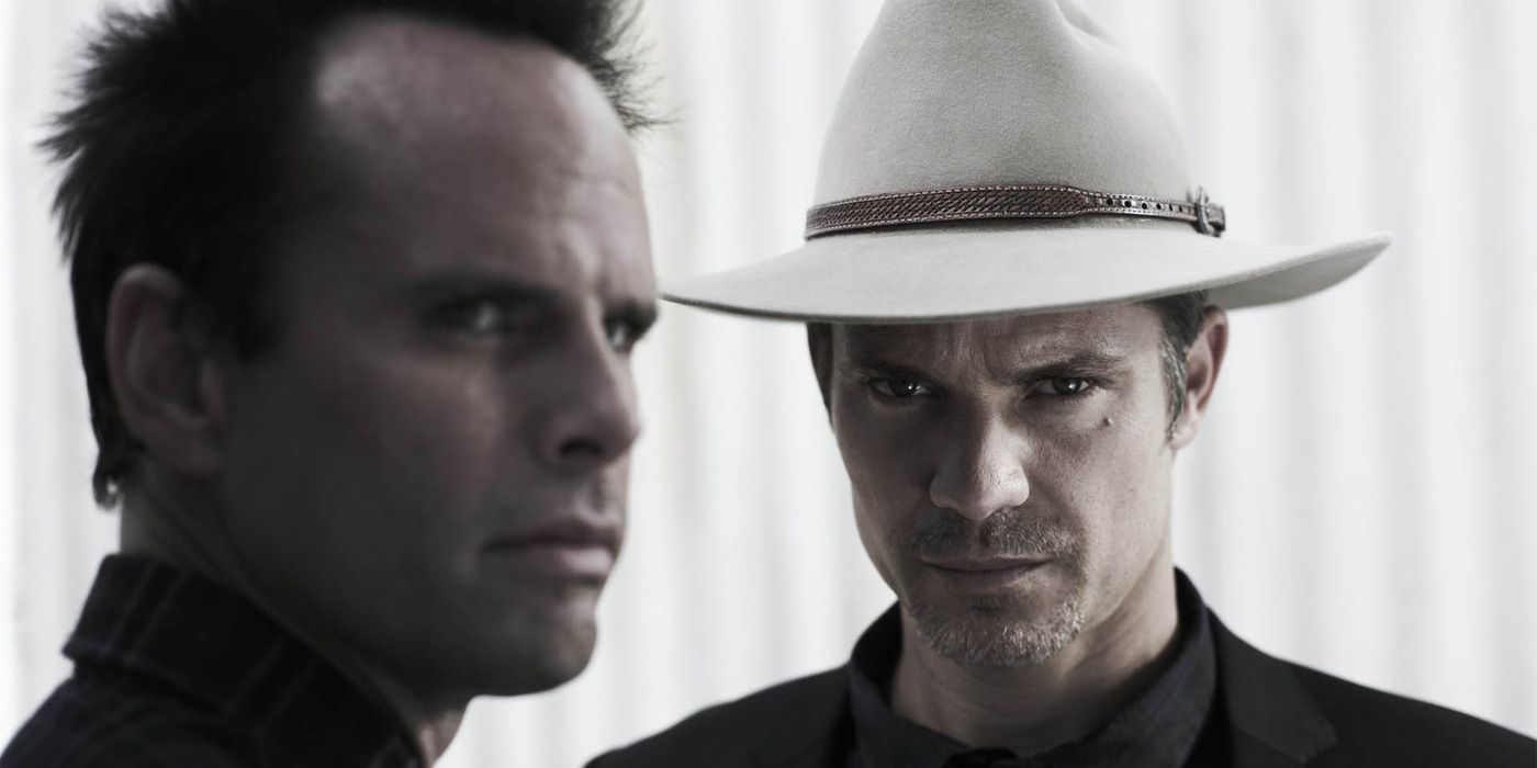 Timothy Olyphant and Walton Goggins in Justified