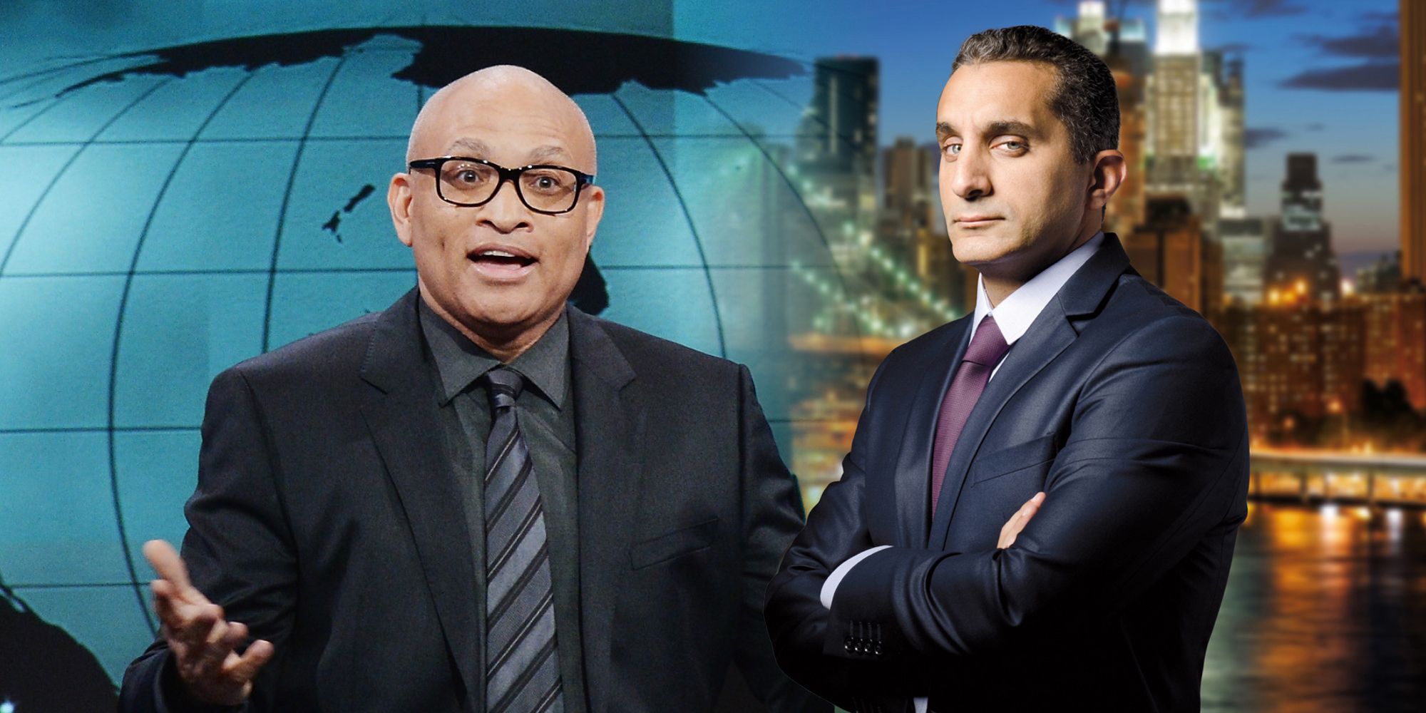 Larry Wilmore and Bassem Youssef Super Challenged Heroes