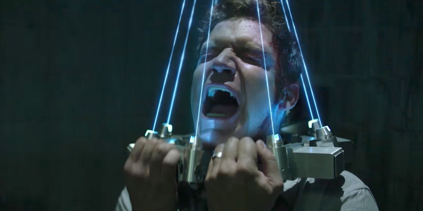 Logan and the laser trap in Jigsaw